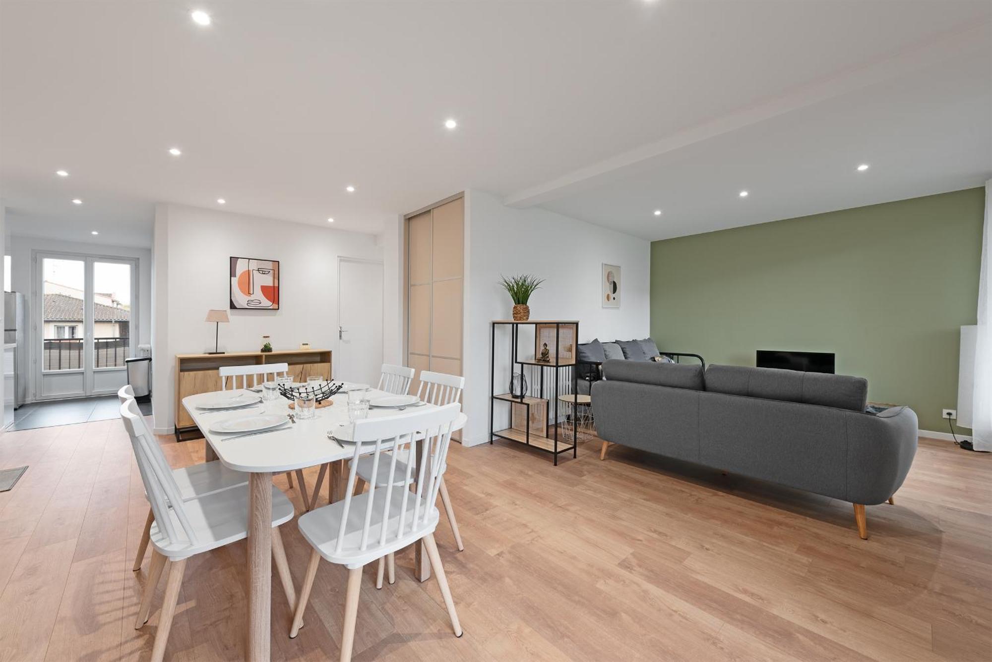 Spacieux T3 Avec 2 Parkings Gratuits Et 2 Balcons Toulouse Bagian luar foto